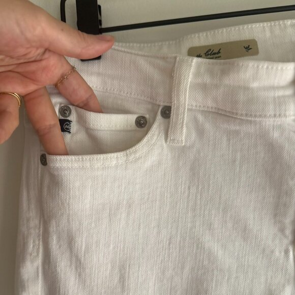 AG Adriano Goldschmied • The Club Well Fitted White Jeans Size 32R - Picture 4 of 14